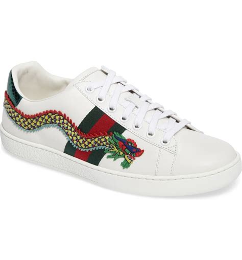 gucci ace silver sneakers|Gucci ace sneakers nordstrom.